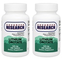 Nutrient Carriers Advance Research Lithium Orotate 120 Mg 200 Tablets(Pack of 2)