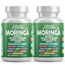 Moringa Powder Capsules + Turmeric Moringa Leaf Ceylon Cinnamon Ashwagandha Ginger Tart Cherry Boswellia Quercetin Garlic Holy Basil Saffron Nettle Black Pepper Moring-Go Supplement By Clean Nutra (2)