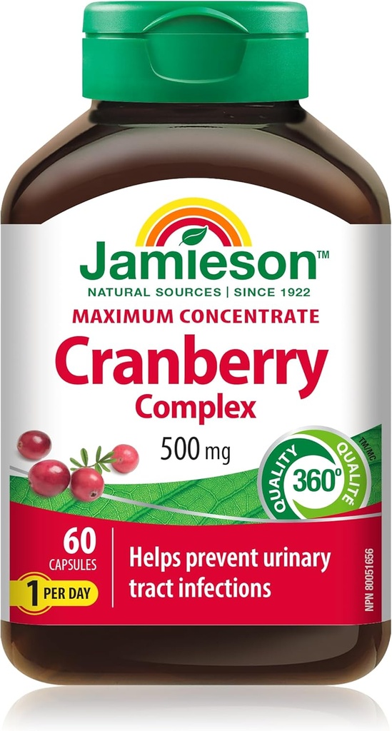 Jamieson Máximo de capa de cranberry