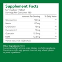 Premium Glucosamine + Chondriotin + MSM + Mastic + Curcumin (750mg) - Bone ' Joint Health (1 Bottle-180 Capsules-6mo Supply) | Vitamin for Joint Support - Non-GMO Free Gluten