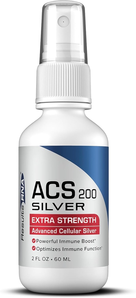 Resultaten RNA - ACS 200 Silver Extra Strength Immune System Support  Aanbevolen door artsen wereldwijd (2 oz)
