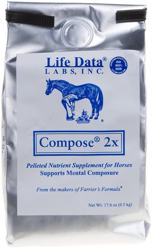 Life Data Labs Compose 2X Equine Calming 17 6oz 17.6OZ