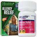 Healthy Surplus® Vital Volumes Tips Card & Equate Allergy Relief Diphenhydramine HCL, 25 mg 100 Tablets Bundle