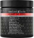 Formulation Factory Heart of Steel Nitric Oxide Supplements for Men & Women, Nitric Oxide Booster for Blood Flow & Circulation with L-Citrulline 1000mg, L-Arginine, CoQ10 & Resveratrol - 120 Capsules