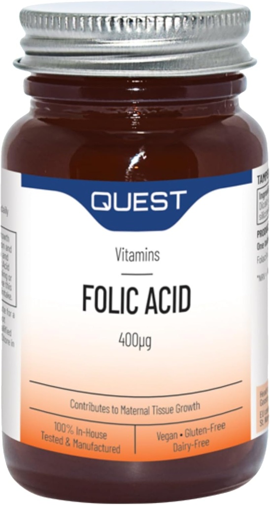 Quest Acid folic 400Mcg - 90 comprimate