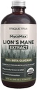 MycoMax Lions Mane Extract - 70 % 베타 글루칸, 최대 Potency Organic Lions Mane Supplement, US Grown + Ultrasonic Extraction - 500 mg / 서빙 - 정신적, 초점 및 기억 - 8 oz.