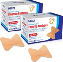 Flex Fabric Brush Bandages - Finger Care üçün Finger-Tip Bandages və infeksiyadan yaradılması - (200 Count)