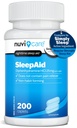 NUVICARE Nighttime Sleep Aid with Diphenhydramine HCl 25 mg - Non Habit Forming Regular Strength Sleeping Pills for Adults - Does Not Contain Pain Reliever - OTC Sleep Aids for Adults (200 Caplets)