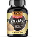 Lionions Mane Mushuper - Qualitat premium, només funcions de fruita, funcions cognitives, memòria i focus, Immunity Booster, 90 Veg Caps.