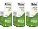 MediNatura T-Relief Extra Strength Arthritis Pain Reliever Arnica +12 Natural Medicines for Joint Soreness Stiffness Aches, Quick Dissolving Pain Relief for Women & Men - 100 Tablets (Pack of 3)