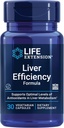 Life Extension Liver Efficiency Formel, stöder hälsosam leverfunktion på cellnivå och optimala nivåer av antioxidanter i levermetabolism, glutenfri, icke-GMO, vegetarisk, 30 kapslar