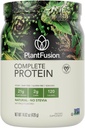 PlantFusion Complete Vegan Protein Powder - BCAA, Digestive Enzymes 및 Pea Protein - Keto, Gluten Free, Non-Dairy, No Sugar, Non-GMO - 천연 - Stevia 0.93 lb