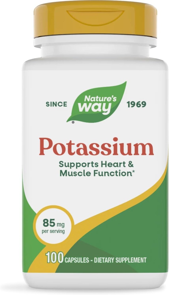 Nature's Way Potassium Complex, 100 Caps (Pack von 2)