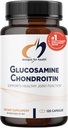 Dissenys per a Sanitat Glucosamina Chondroitin - Glucosamina Sulfate + Chondroitin Sulfate suplementari - Suport de salut (120 Capsules)