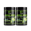 FXSUPPS Amino Hero Sour Ice Flavor (50 Servings) | Post-Workout Recovery Drink for Men and Women | Energy Powder Mix with BCAA, EAA, and Electrolytes | Promotes Endurance and Healthy Muscles - 2 Pack