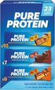 Barras de proteínas puras, Variety Pack, 1.76 oz, 23-ct