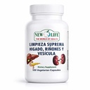 New Life Limpieza Suprema Hígado Riñones y Vesicula, Healthy Liver Supplement, Dandelion Root, Milk Thistle Extract, 100 Capsules