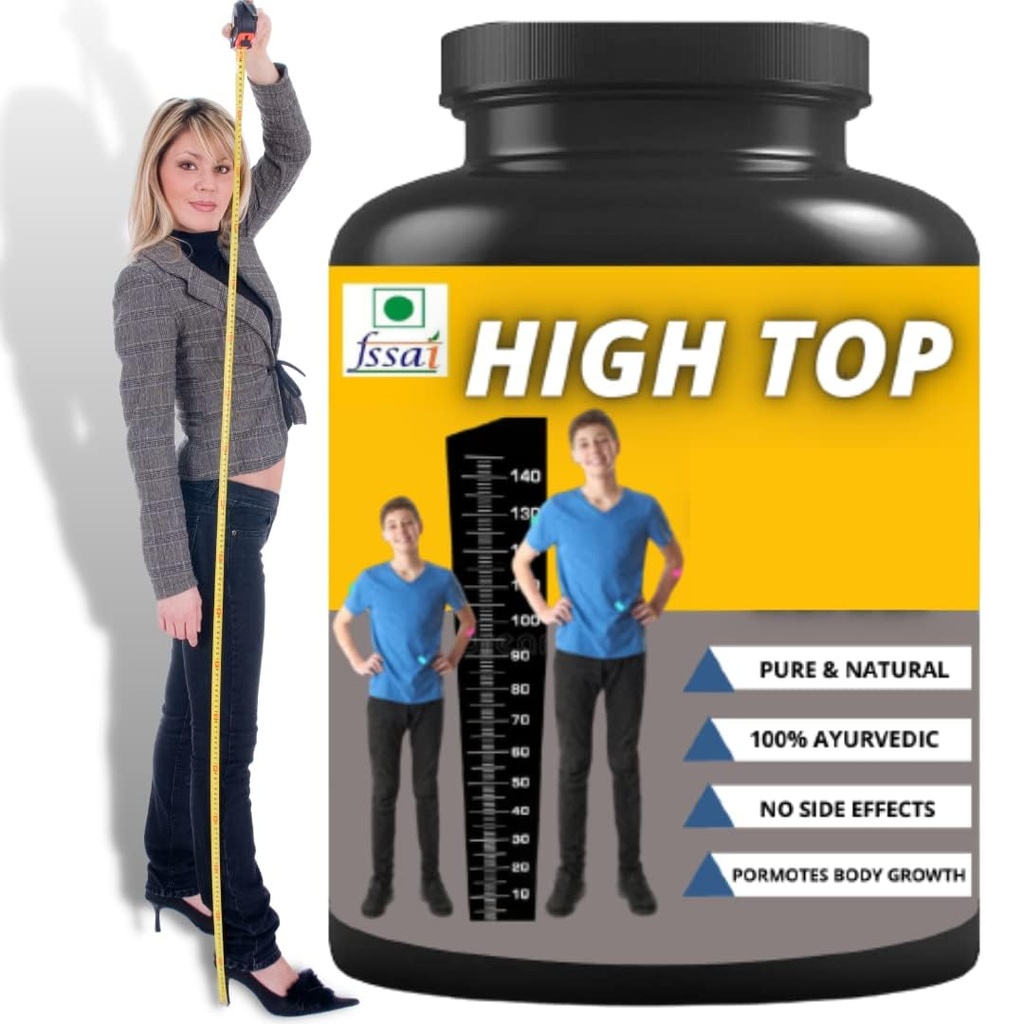 Sheltr High Top | Height Increasing Height Growth & Height Gain | Capsule | ayurvedic Medicine (Pack of 1)