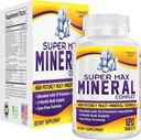 Suplemento multimineral 2-Month (libre de ferro) Multiminerais naturais | Suplementos multi minerais de alta potencia (15-in-1) Blended Minerals Formula | Complexo mineral | 60-Day Bulk Supply | 120 tablets