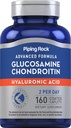 Piping Rock Glucosamine Chondroitin for Women and Men  готварски Capets  гофри с хиалуронова киселина.
