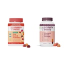 SmartyPants Organic Kids Multivitamin Gummies: Probiotics, Omega 3 (ALA), Vitamin D3, C, Vitamin B12 & Women's Multivitamin Gummies: Omega 3 Fish Oil (EPA/DHA), Methylfolate, CoQ10
