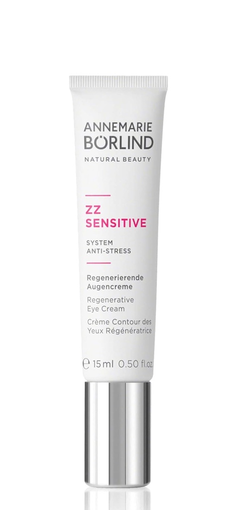 ANNEMARIE BÖRLIND – ZZ SENSIVE Regenerative Eye Cream – Med vitamin C + E og Meadowfoam Extract for å styrke den naturlige hudbarrieren og Soothe Stressed hud – Trinn 5 i 5-0,5 Oz