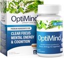 Optimind Basopa Monnieri Brain Suplement for Memory and Focus, Nootropics with Phoshatidyserine, Huperzine A, Non-GMO, Clinical Studied Ingredians, 32 Capsules