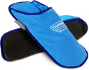 Ice Pack Slippers for Neuropathy Relief - 1 Pair, Blue Vinyl Gel - Ice Pack Wraps " Cold Slippers for Swollen Feet Relief - Hot " Cold Therapy for Plantar Fasciitis " Burning Sensation