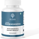 Life Aveda Ashwagandha 500mg, 60 Capsules - Yetişkin üçün Natural Herbal Supplement (1-Month Supply)