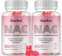 NAC Grickes 600mmg, N Acetyl Cysteine suplementari NAC Chewable per a antioxids i suport de Lung i Living, Natural Strawber Flaor, 120ct