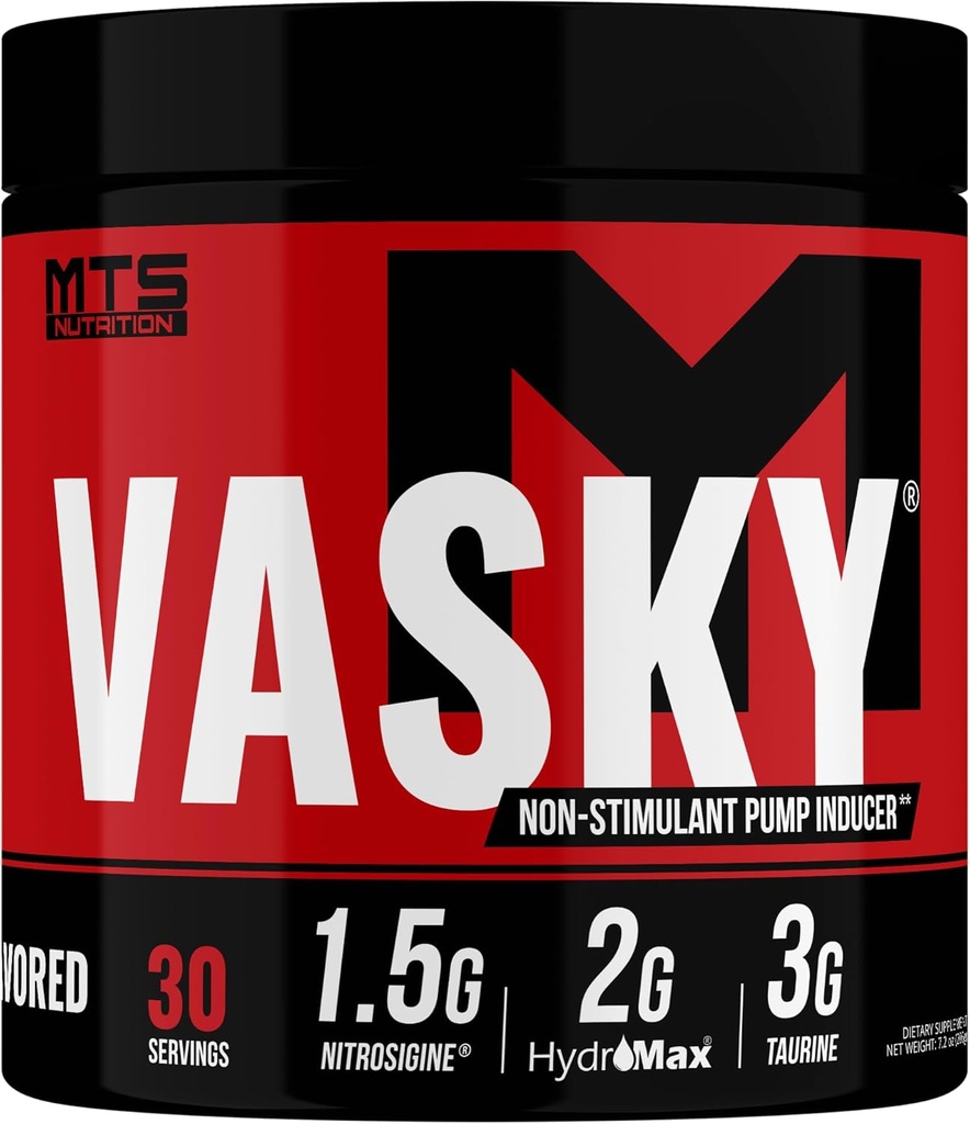 MTS Nutrition Vasky nestimulant črpalke induktor - mišice nasičenje Preworkout - 30 Servings Unflavored
