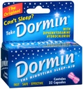 Dormin Nighttime Sleep Aid, Fast, Safe and Non-Habit Forming Melatonin-Free Sleep Aid for Adults, Trusted for 75 Years, 32 Capsules
