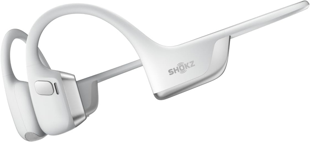 SHOKZ New OpenRun Pro 2-Bone Conduction Headphones, Open-Ear Bluetooth Sport Earphone untuk Pelarian, Area Kerja-Swestan, Komfortable Aman Fit- Deep Bass, Smart Mic, Strip Refektif