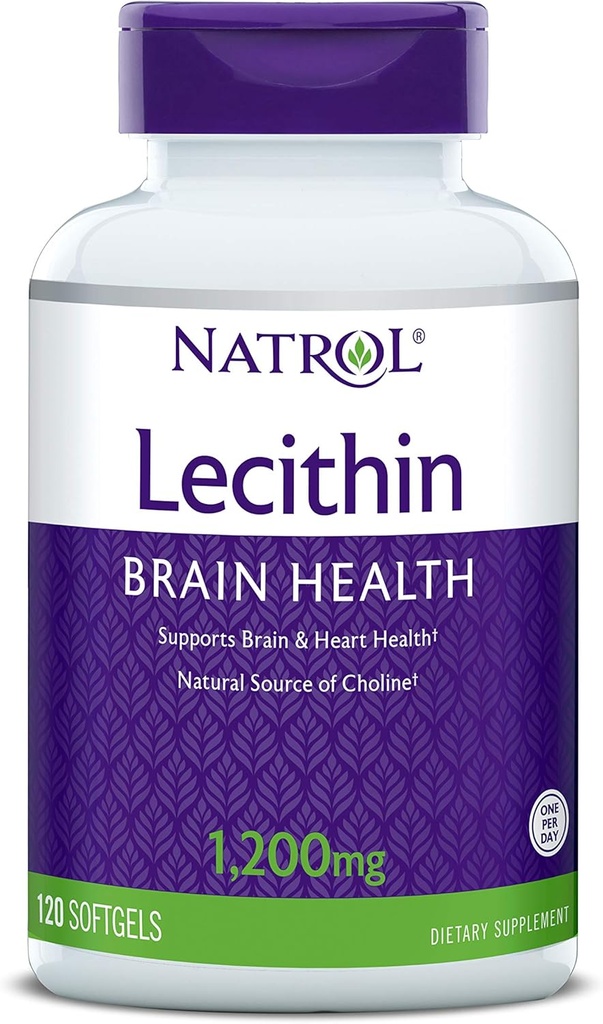 Natrol SOYA Lecithin Mineral Supplement, 1200 mg, 120 Tellen