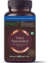 Pure Trans Resveratrol 500 mg ar Bio Perine Anti novecošanās ādas kopšanas Antioksidants Papildinājums sirds veselībai un ikdienas Imūnsupport 30 Veg kapsulas - , lai Superior Absorbcija