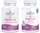 Nordic Naturals New Mom Bundle - Prenatal Multivitamin Tablet, Prenatal DHA