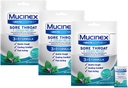 Mucinex InstaSoothe Sore Throat + Cough Relief Alpine Herbs & Mint Flavor, Hurtigvirkende, kjølekomfort, Kraftig Sore Throat Munnsmerter Reliever, 40 Medisinerte dråper (40 teller)