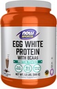 Now Foods Sports Nutrition, Egg White Protein, 20 g Com BCAAs, Creamy Chocolate Powder, 1.5-Pound