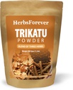 HerbsForever Trikatu Churna Powder - Ayurvedic Herbal Blend for Digestive Support & Vata Balance, Non- GMO, Vegan, 230g Curna 124; přírodní doplněk wellness
