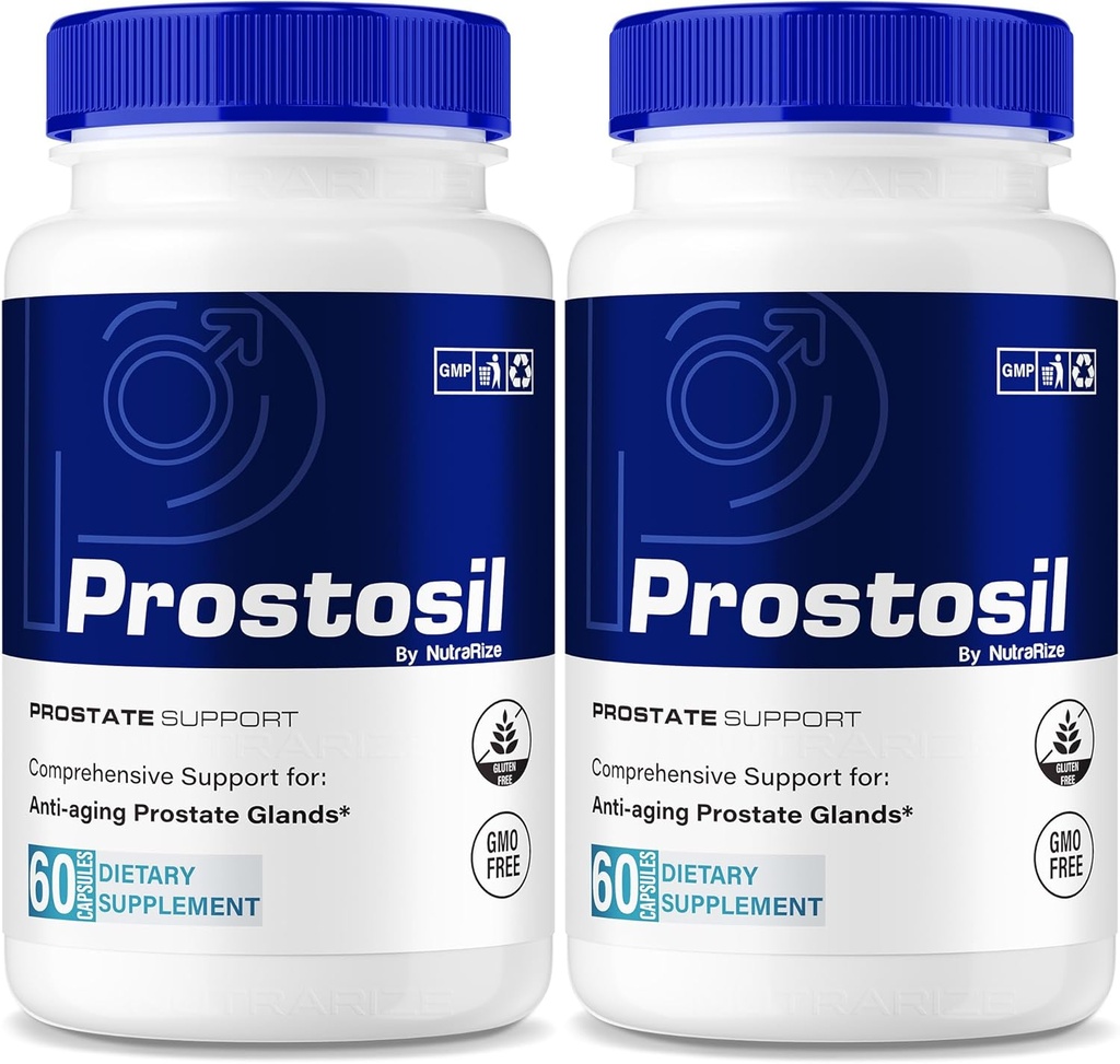 (2 Pack) Prostosil капсули, Всички Natural Formula For Prostate Health Support, Максимална сила Билкови добавки за контрол и цялостно здраве, Prosto sil Витамин хапчета Официален преглед (120 капсули)