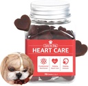 Dr.by HeartUp Heart Care Supplements for Dogs and Puppy - Soft Chews for Dogs with Colostrum, L-Carnitine e Coenzyme Q-10-2.82 oz (80g), 70 Cheese Flavored Soft Chews