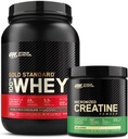 Optimale voeding op goud standaard 100% Wei eiwit primaire bron isolatie - dubbele rijke chocolade, 2 Lbs + ON Micronized Creatine Monohydraat poeder - Unflavored, 300 Gram