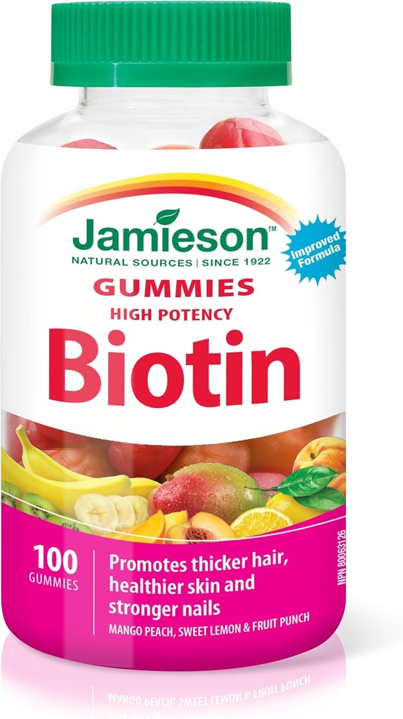 Jamieson High potency Biotin Gummies, 100 Count
