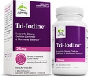Terry Naturally Tri-Iodine - Suplemento dietético para o apoio á saúde de mama e próstata - Axuda ao suplemento de funcións tiroides saudables - 25 mg, 60 cápsulas
