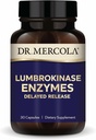 Mercola Lumbrokinase Enzymes博士 - 延迟释放公式 - 心血管和能量支持的饮食补充 - 非GMO,Gluten-Free & Soy-Free - 30 Capsules(30位服务员)