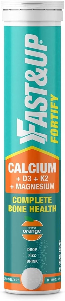 Calcio con vitamina D3 essenziale per il supporto completo della salute - Vitamina D3, Calcium & Magnesium Combinazione per un migliore assorbimento (20 compresse, aroma d'arancia)