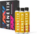 Kenetik Ketone Drink Mix, Exogena Ketones Blend, Keto, Caffeine & Sugar Free, Vegan Nootropics Brain Supplement för minne och fokus, D-BHB Ketones - Pineapple Passionfruit, 3PK (12 portioner)