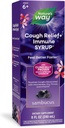 A természet útja Sambucus Cough Relief + (1) Immun Szirup *, Feel Better Relief (1), Clinically Proven South African Geranium, az Elderberry kivonat, C-vitamin & Cink, 8 Oz (Packaging May Vary)