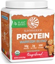 Protein na bázi organických rostlin prášek 124; Vegan organický protein prášek perník ochucený BCAA aminokyseliny & Hemp Seed Pea Blend 124; Non- GMO Soy Dairy Filler & Gluten Free (Gingerbread, 15 Servings)
