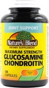 Glucosamin Chondroitin Maximale Stärke 120 Kapseln von Nature's Blend